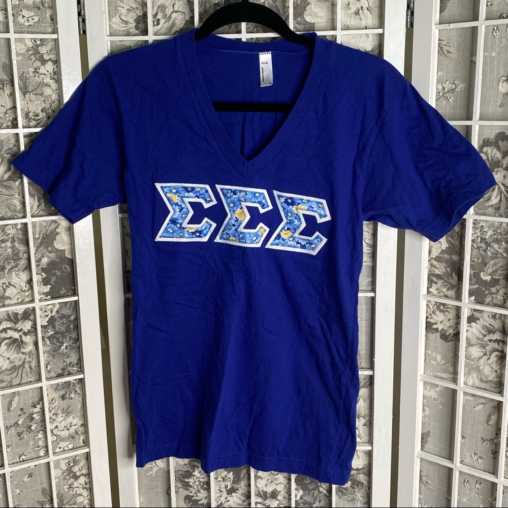 Tri Sigma Stitched shirt